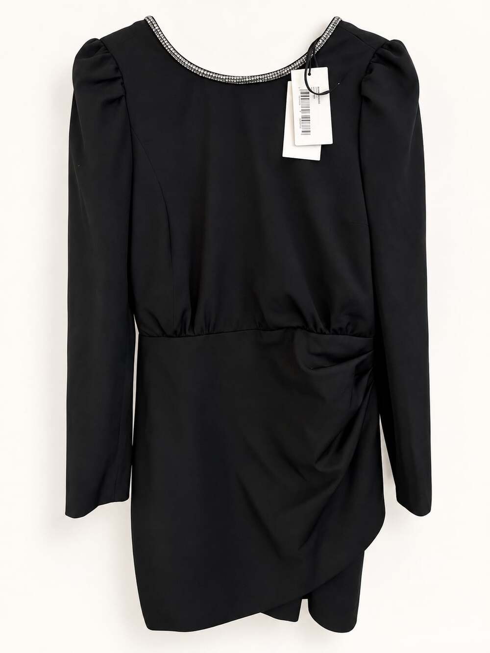 ba&sh Dress Miroir Black Rhinestone Embellished Long Sleeve Dress - NWT